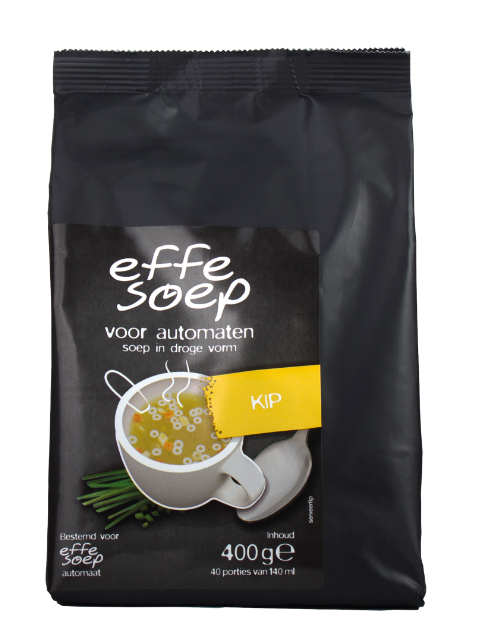 Kip vending 40 porties Effe Soep.