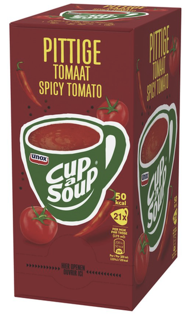 Pittige tomaat 21 sachets Cup a Soup.