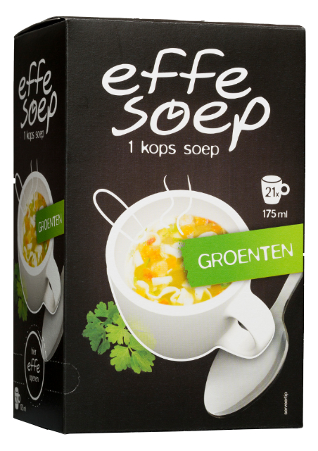 Groente 21 sachets Effe Soep.