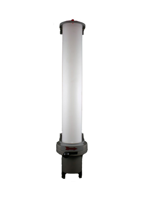 Bekerdispenser met hendel